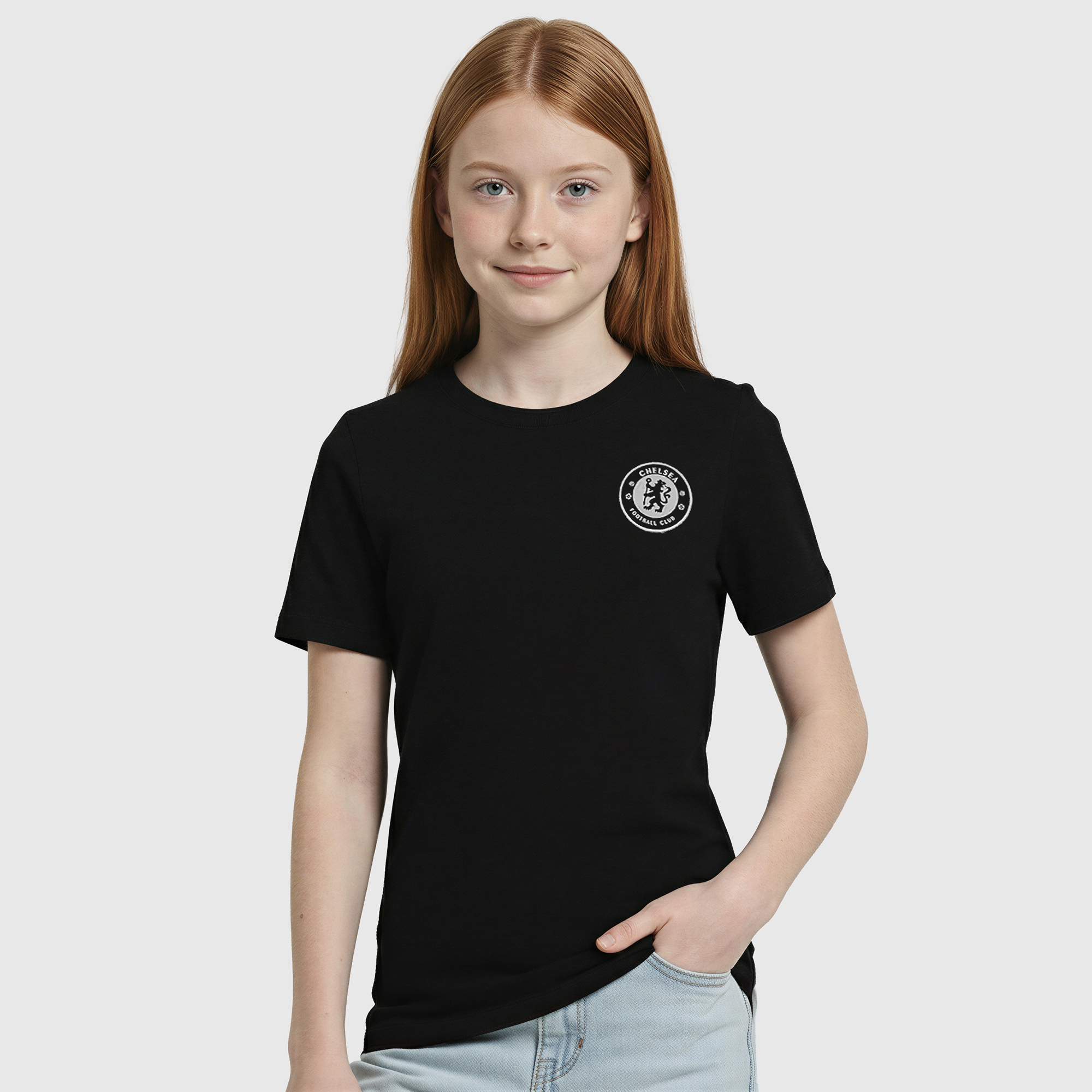 Chelsea Core T-Shirt - Black - Girls