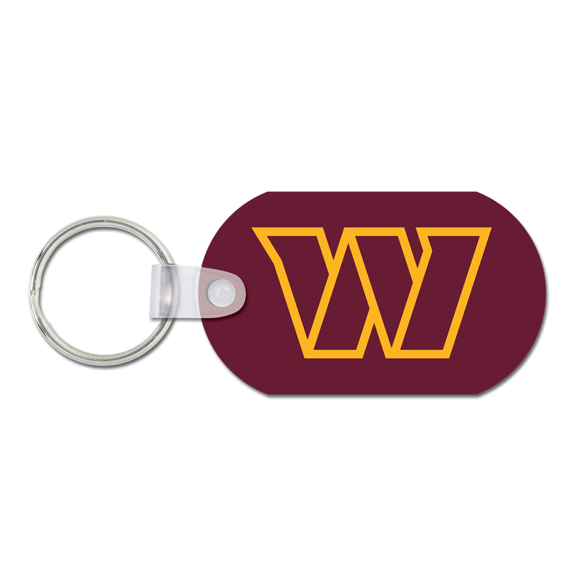 Portachiavi con logo in metallo Washington Commanders - Alluminio