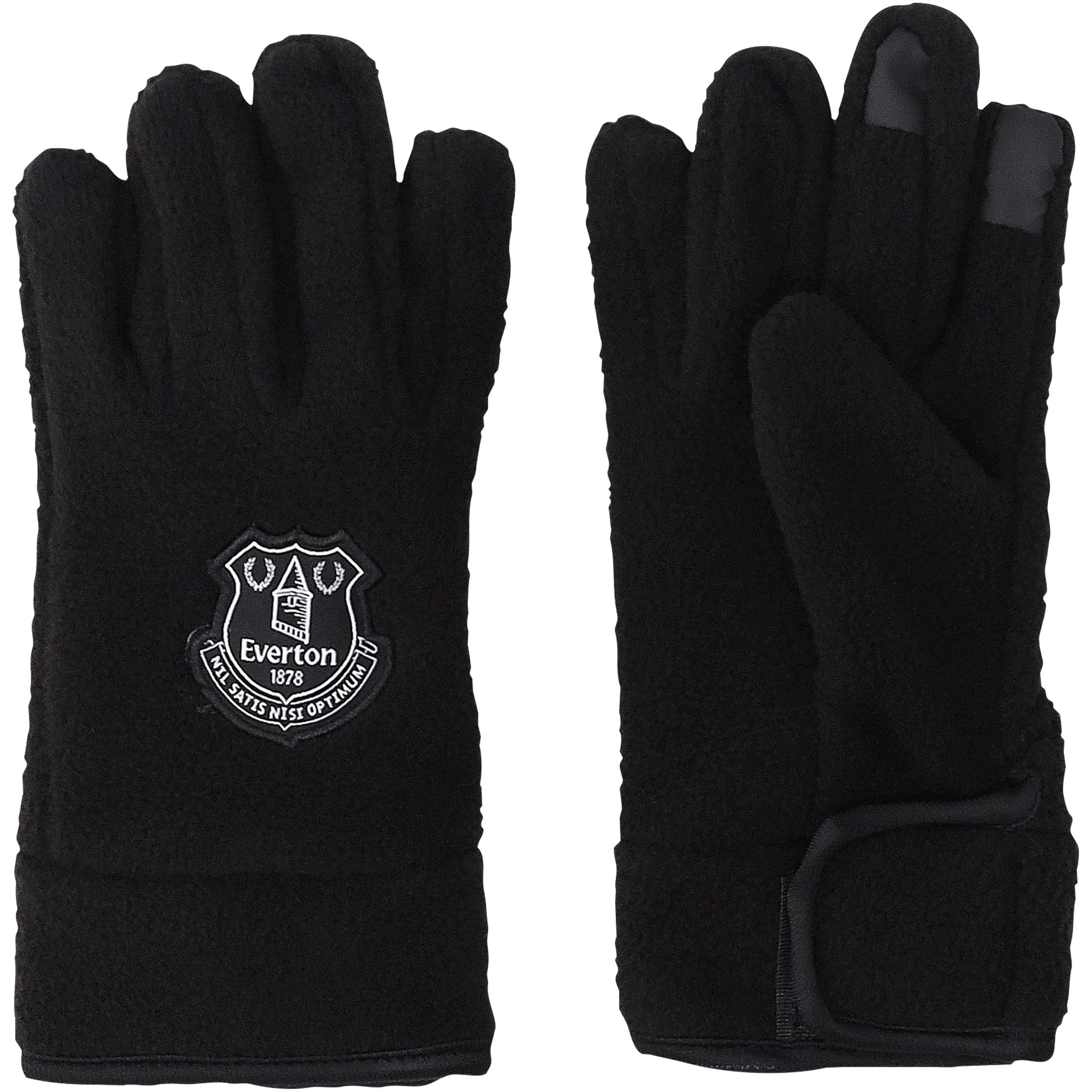 Guanti Everton Touchscreen Fleece - Neri - Adulti