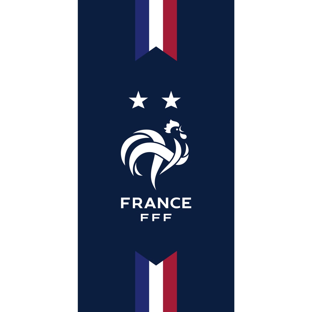 Drap de plage France - 75 x 150