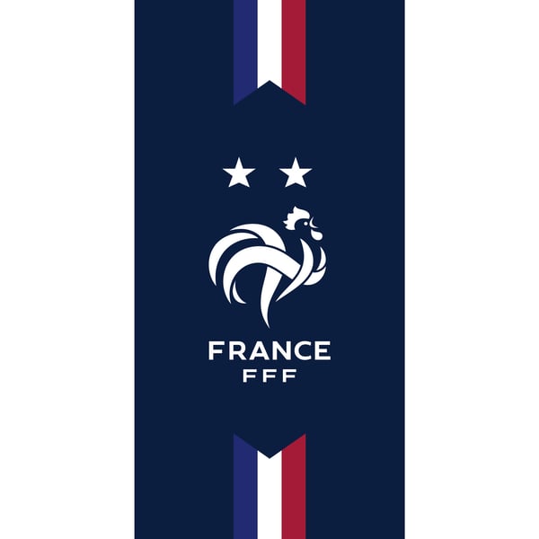 Drap de plage France - 75 x 150