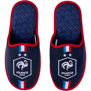 Pantoufle France Fan Bleu Junior, vue 2