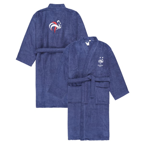 Peignoir Adulte FFF – Col Kimono - Coton