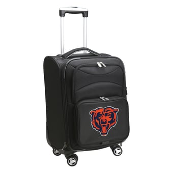 MOJO Black Chicago Bears 21" Softside Spinner Carry-On