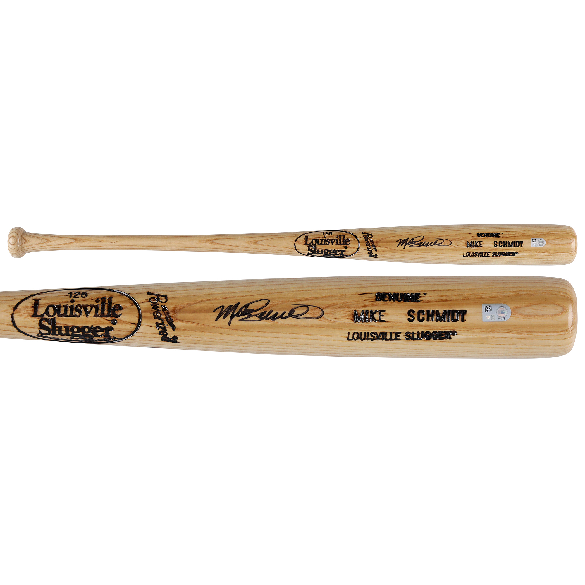 Mike Schmidt Philadelphia Phillies Autographed Louisville Slugger Tan Bat