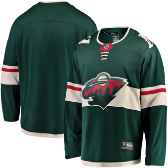 Men's Fanatics Green Minnesota Wild Home Breakaway Jersey