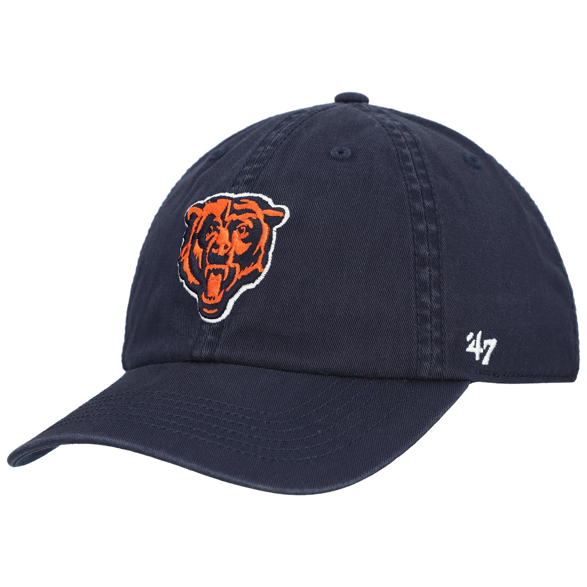 Men’s ’47 Navy Chicago Bears Franchise Logo Fitted Hat