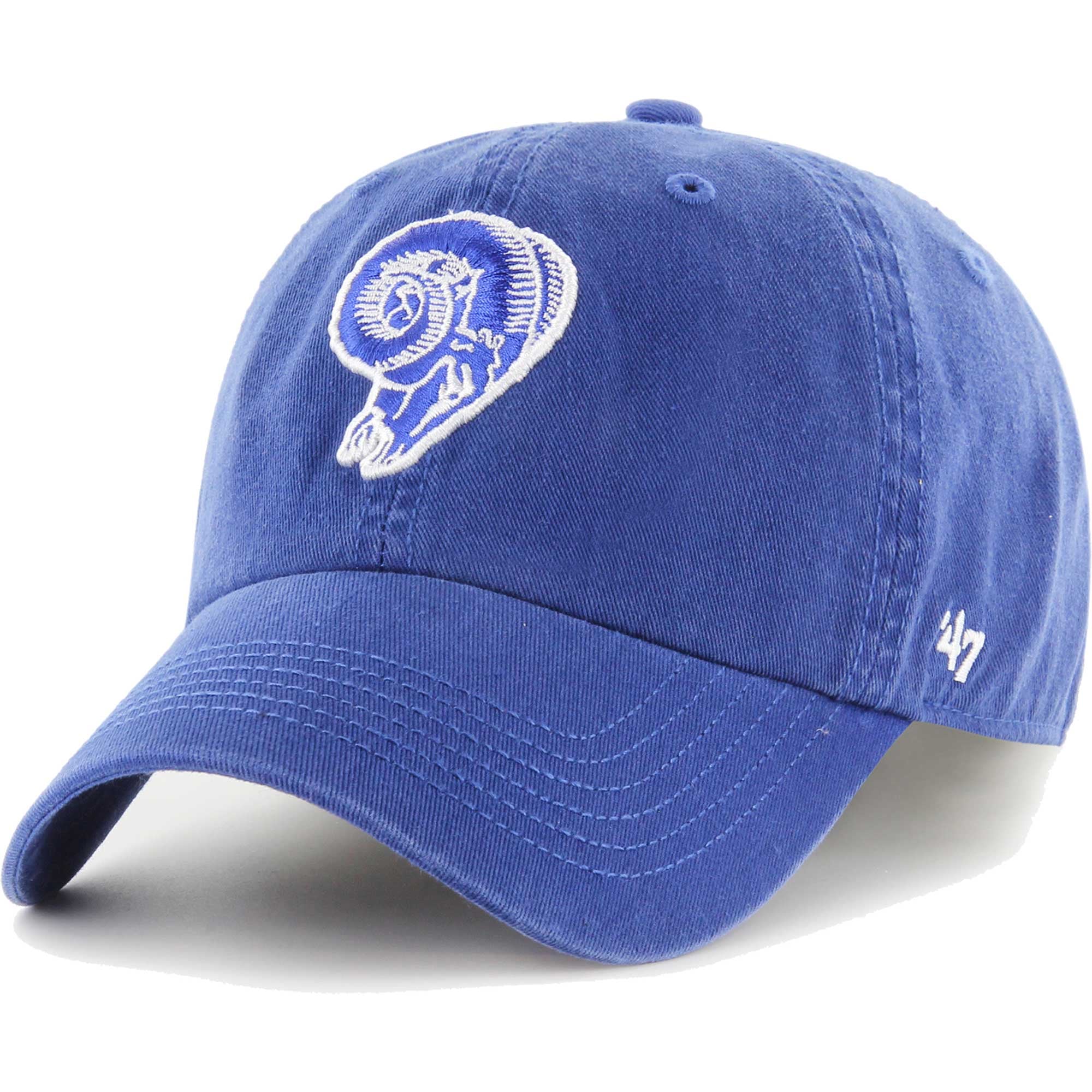 Men’s ’47 Royal Los Angeles Rams Gridiron Classics Franchise Fitted Hat Men’s ’47 Royal Los Angeles Rams Gridiron Classics Franchise Fitted Hat