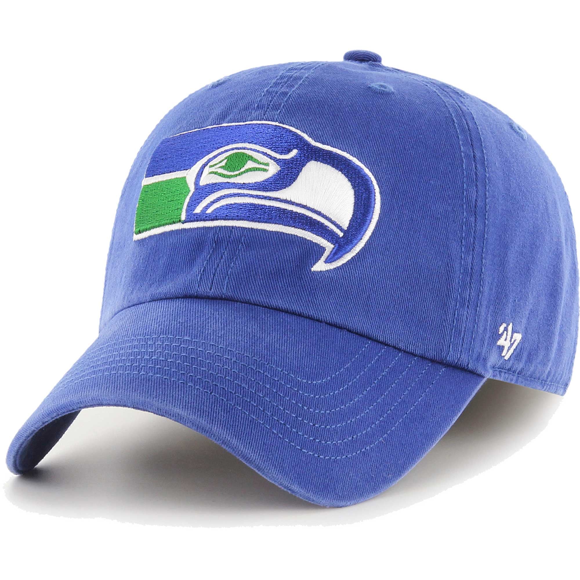 Men’s ’47 Royal Seattle Seahawks Gridiron Classics Franchise Fitted Hat Men’s ’47 Royal Seattle Seahawks Gridiron Classics Franchise Fitted Hat