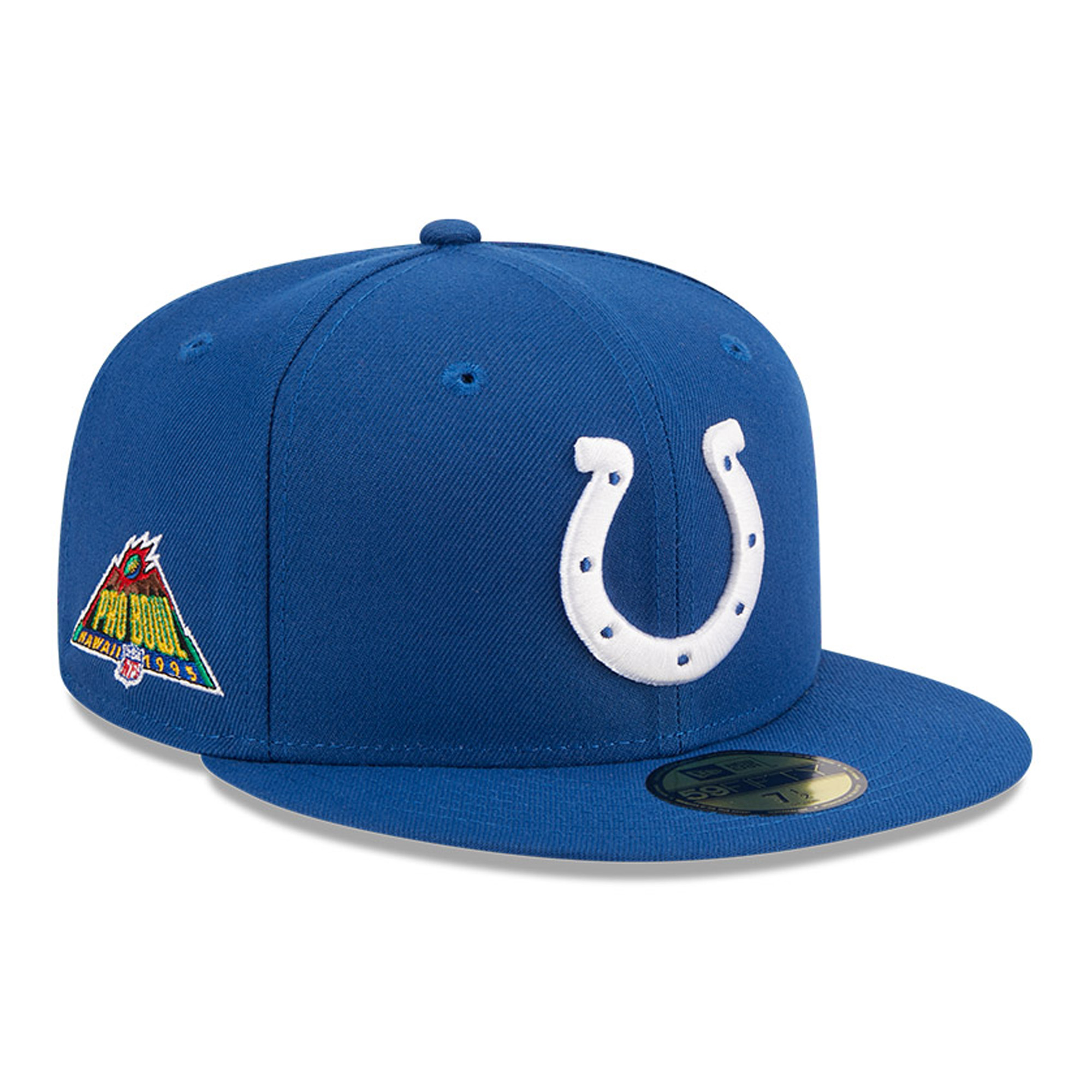 Men's New Era Royal Indianapolis Colts Main Patch 59FIFTY Fitted Hat