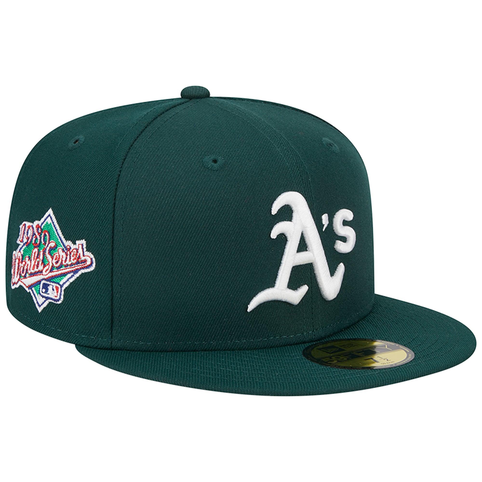 Men's New Era Green Athletics 1989 World Series Team Color 59FIFTY Fitted Hat