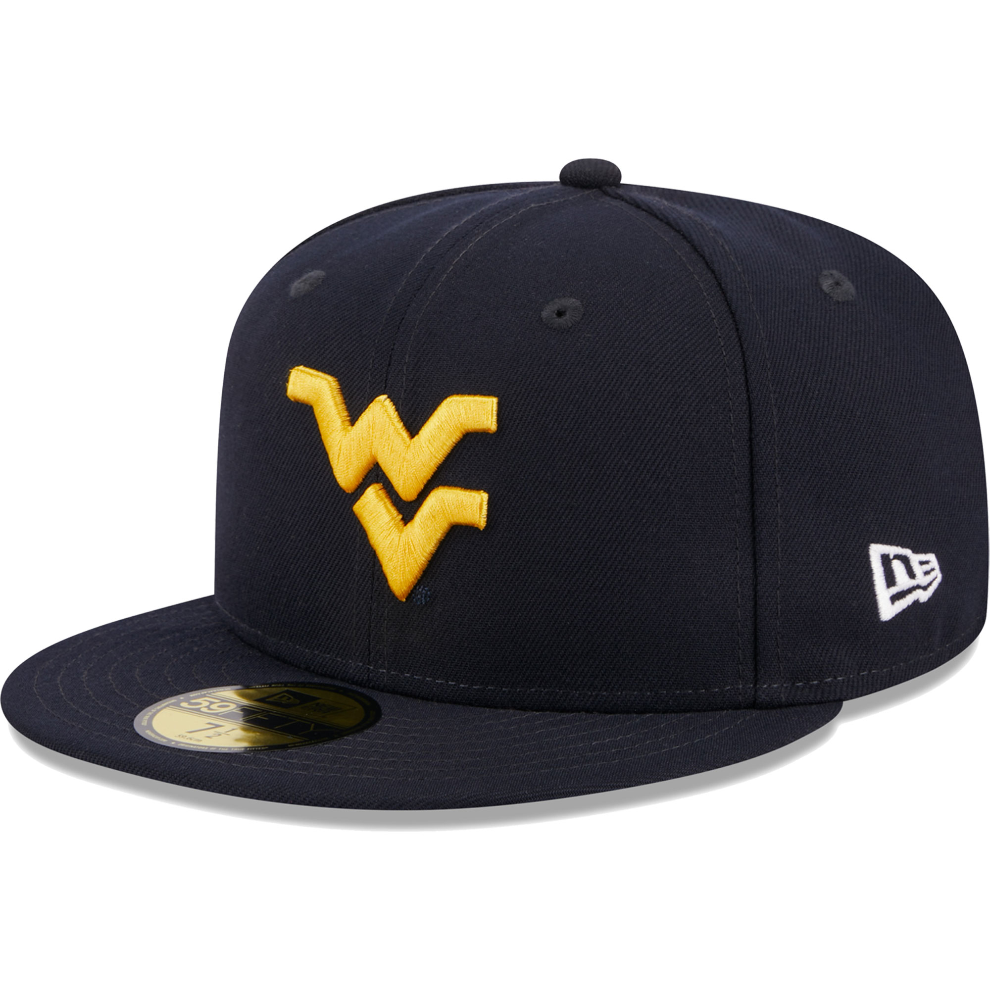 Men's New Era Navy West Virginia Mountaineers 59FIFTY Fitted Hat