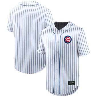 Men's Fanatics  White Chicago Cubs Franchise Button-Up Fashion Top