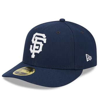 Men's New Era Navy San Francisco Giants Oceanside Low Profile 59FIFTY Fitted Hat