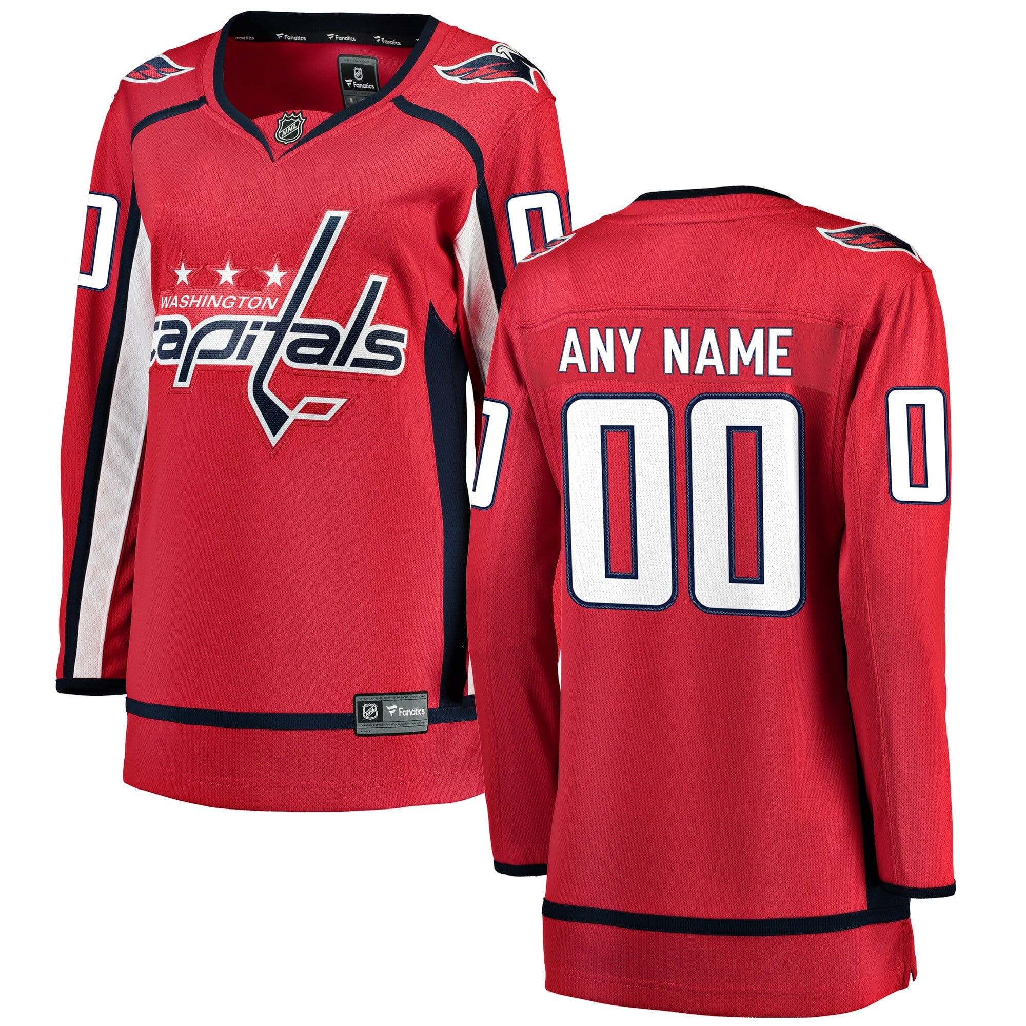 Women's Fanatics Red Washington Capitals Breakaway - Custom Jersey