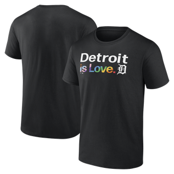 Men's Fanatics Black Detroit Tigers City Pride T-Shirt