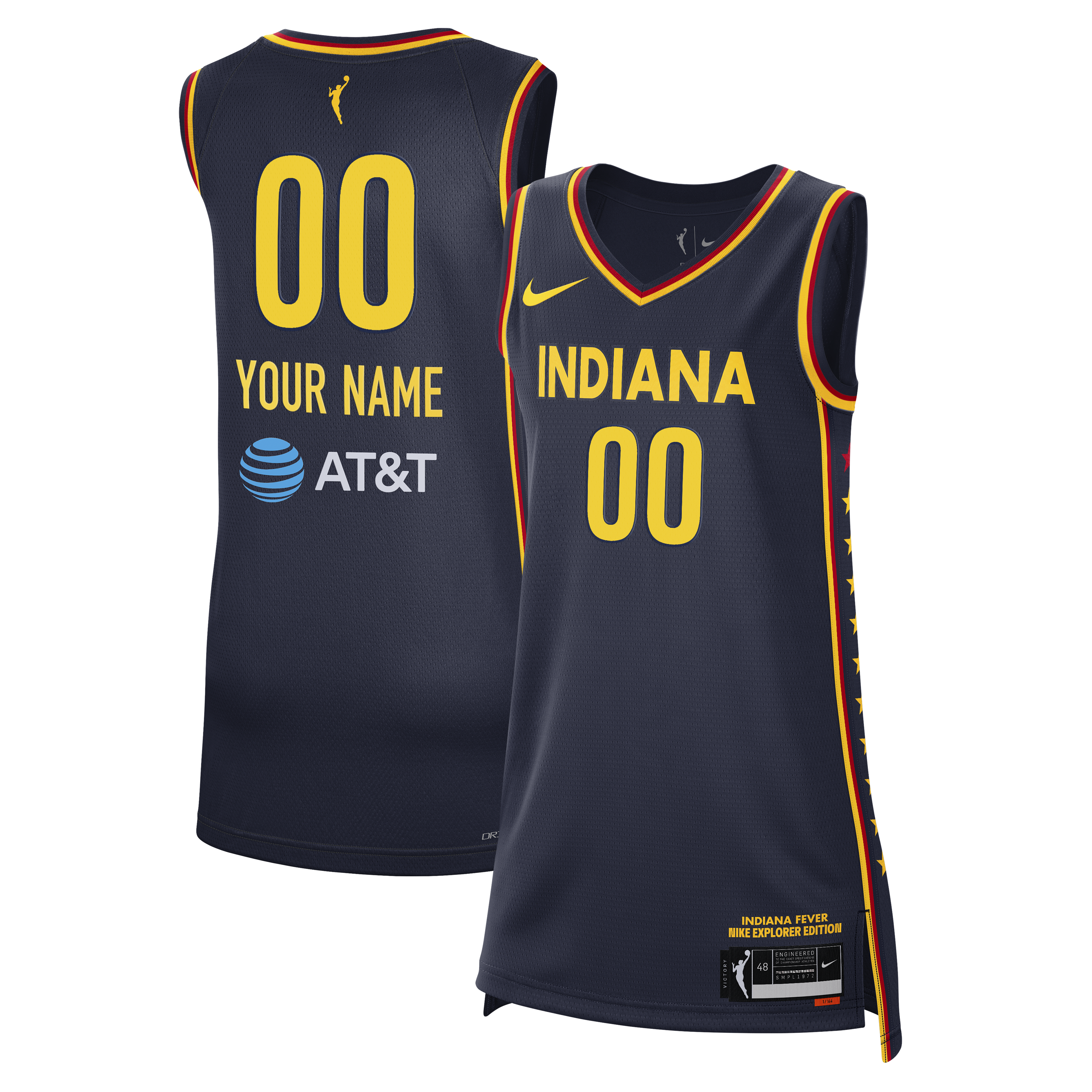 Unisex Nike Navy Indiana Fever Explorer Edition Victory Custom Jersey