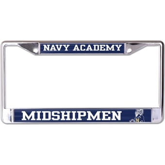 WinCraft Navy Midshipmen Primary Logo MVP Metal License Plate Frame
