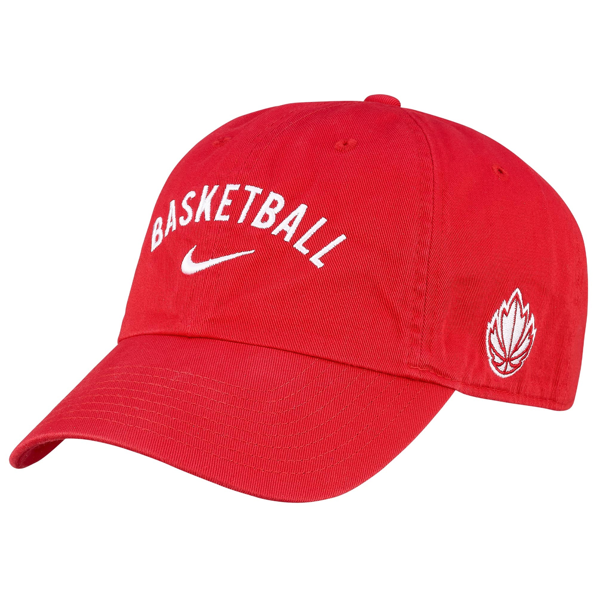 Men's Nike Red Canada Basketball Campus Adjustable Hat
