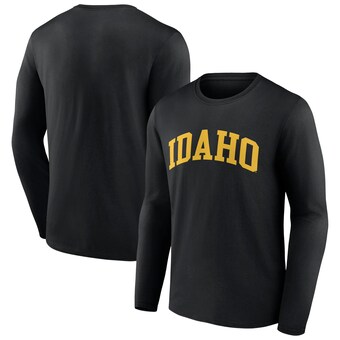 Men's Black Idaho Vandals Basic Arch Long Sleeve T-Shirt