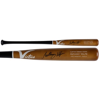 Anthony Volpe New York Yankees Autographed Victus Game Model Bat