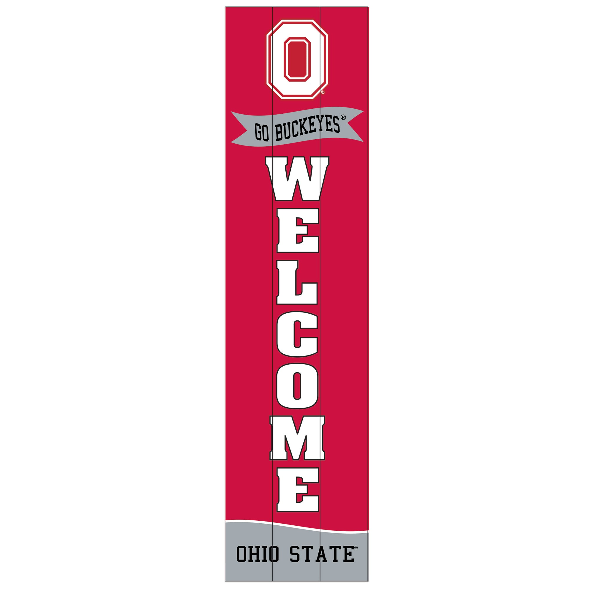 Ohio State Buckeyes 47" Leaner Fan Sign