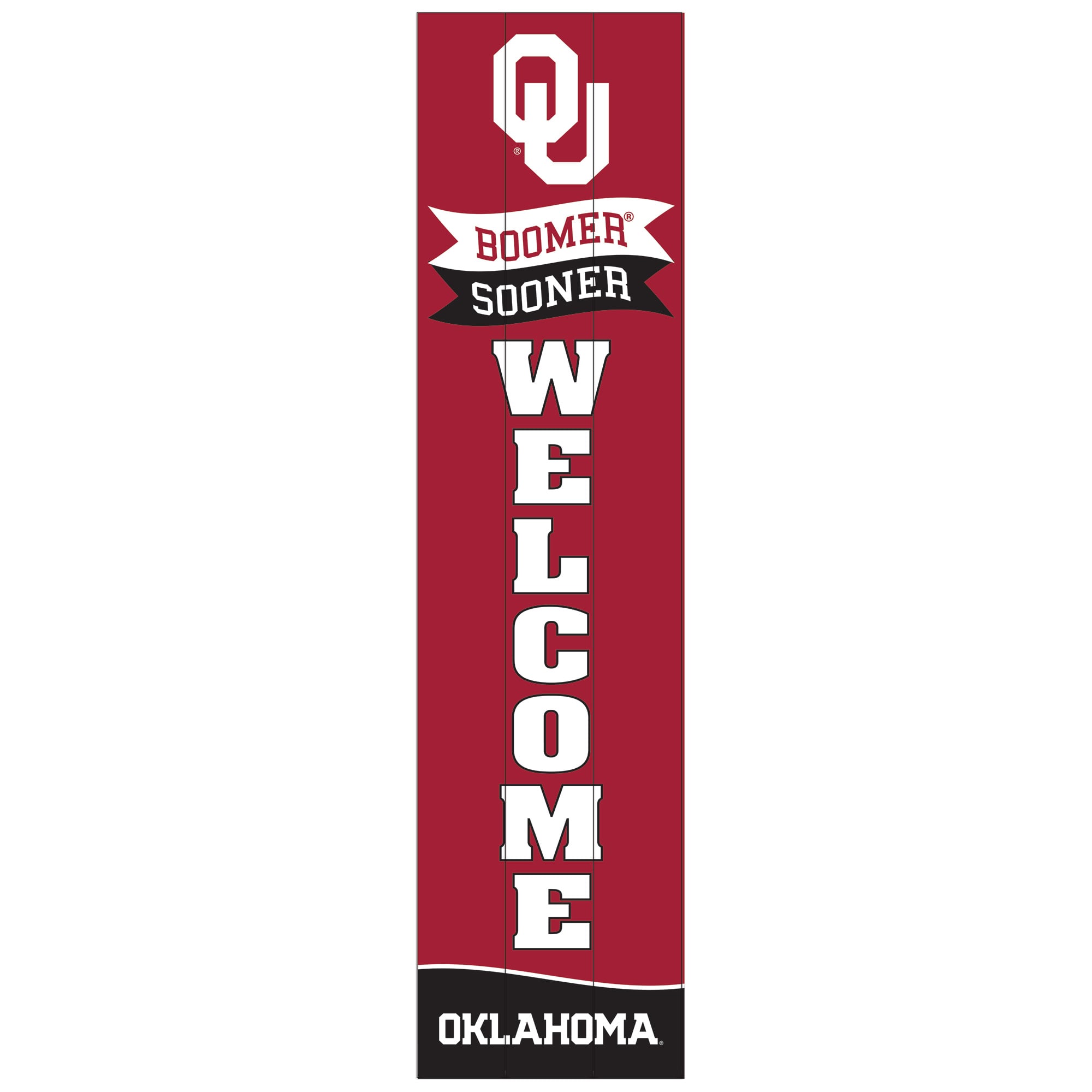 Oklahoma Sooners 47" Leaner Fan Sign