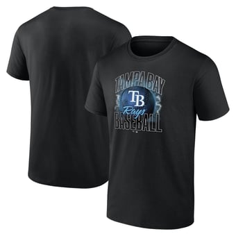 Men's Fanatics Black Tampa Bay Rays Match Up T-Shirt