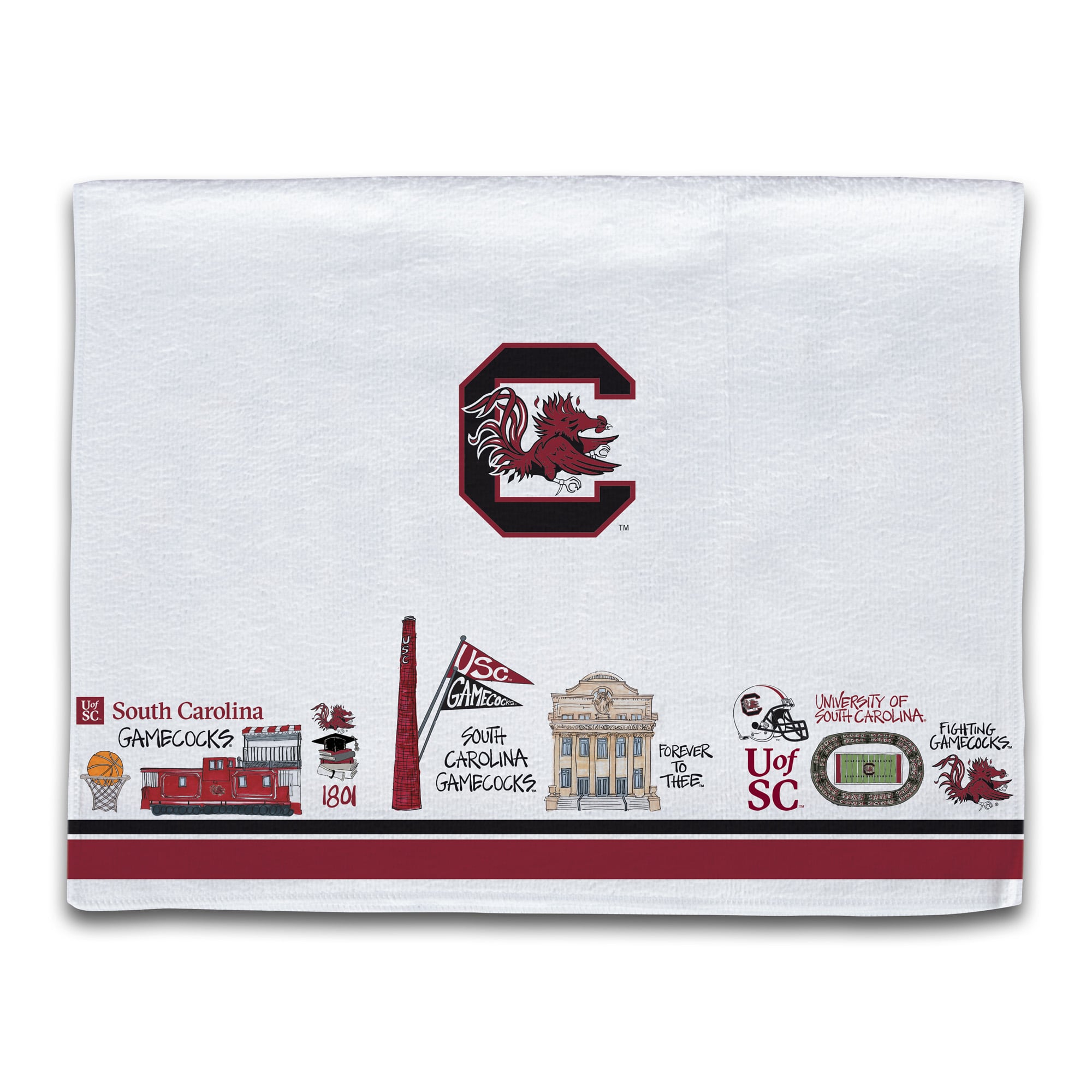 South Carolina Gamecocks Icon Kitchen Towel