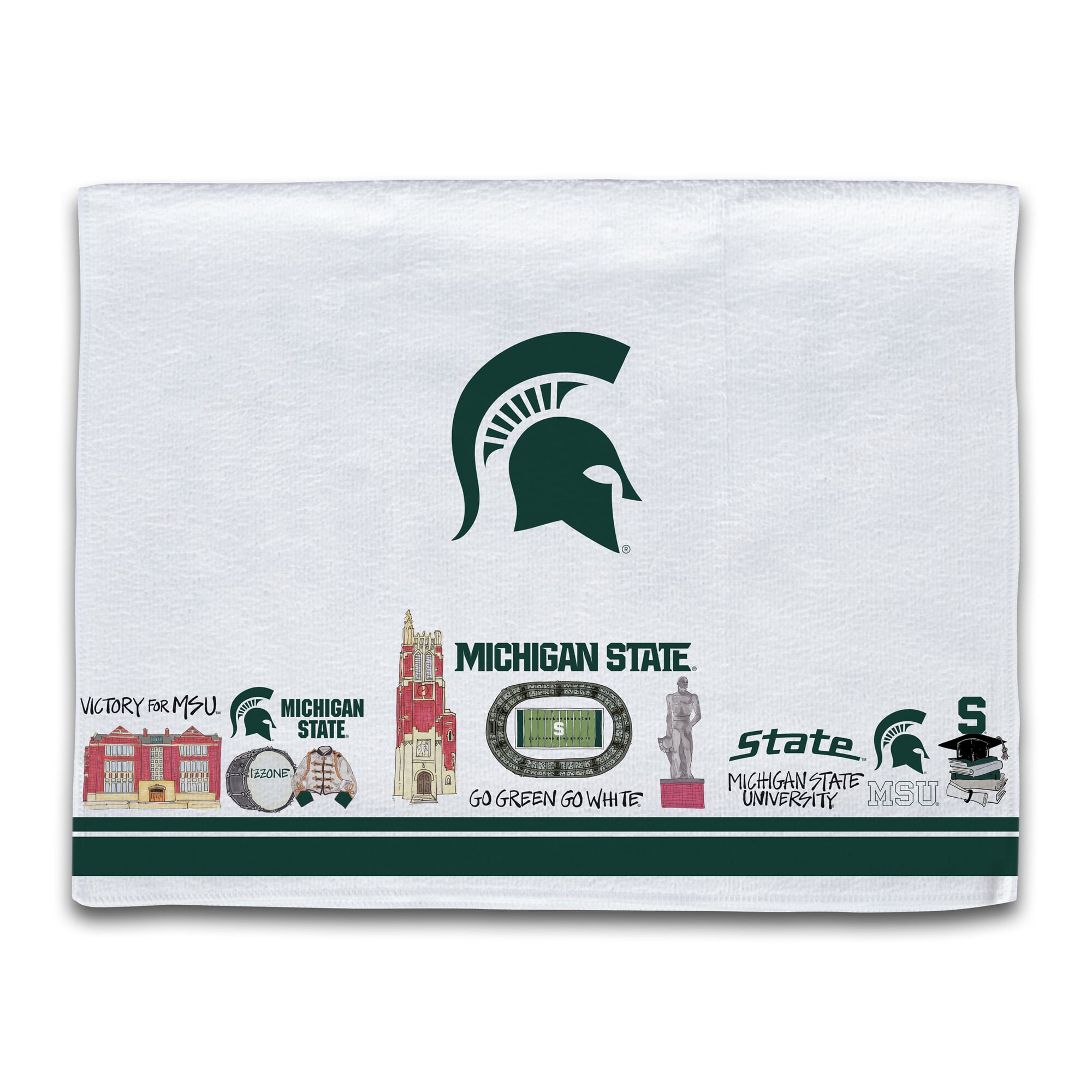 Michigan State Spartans Icon Kitchen Towel