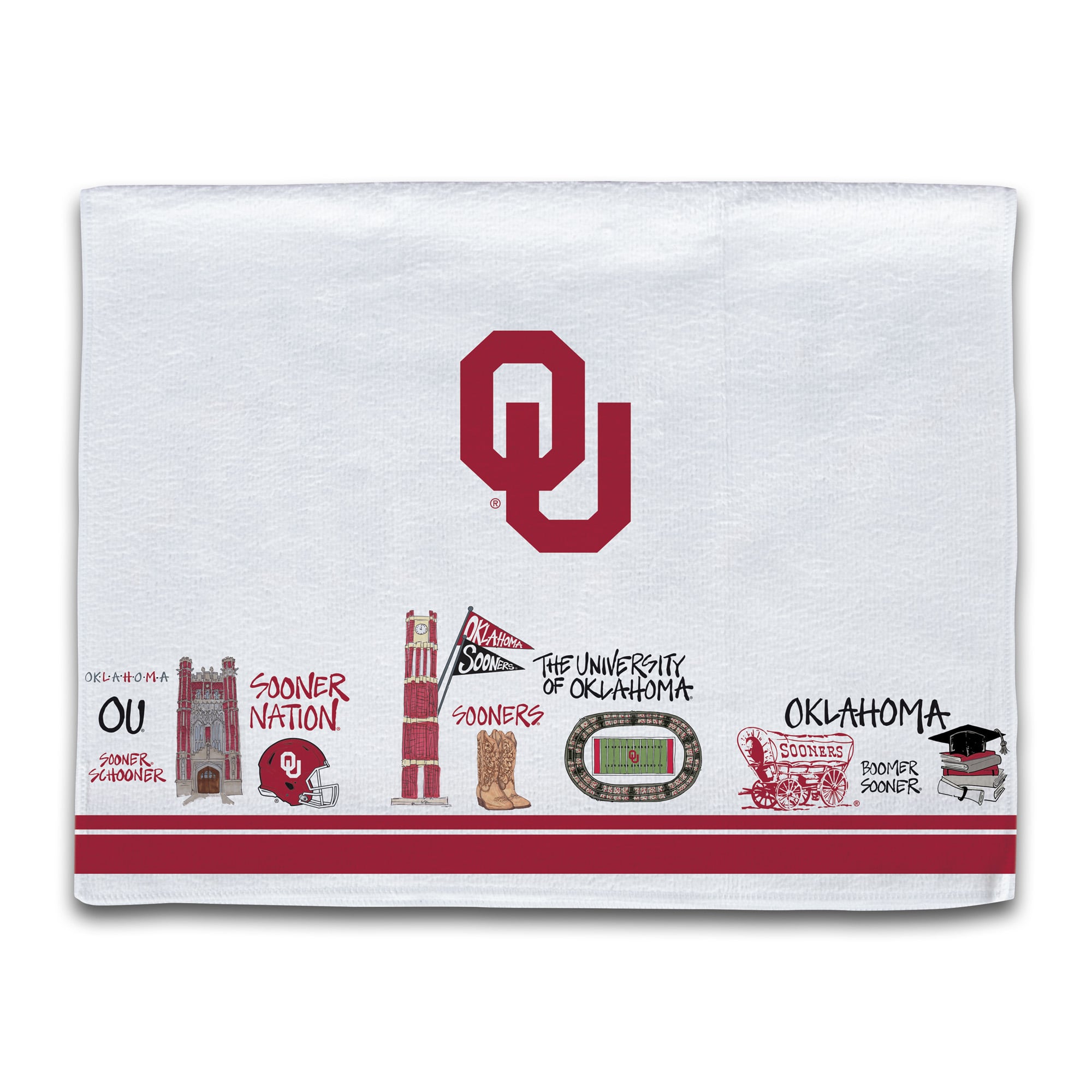 Oklahoma Sooners Icon Kitchen Towel