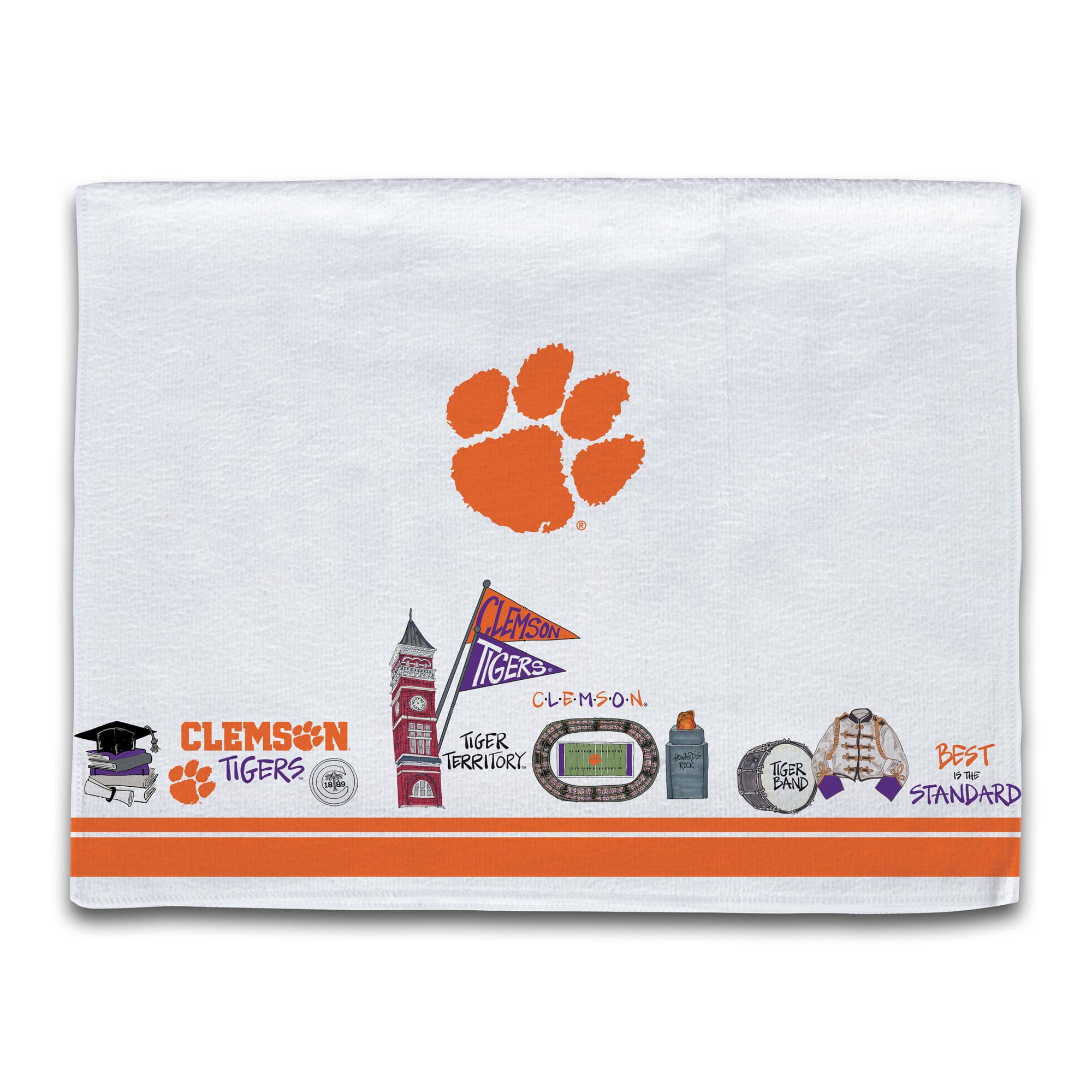 Clemson Tigers Icon Kitchen Towel