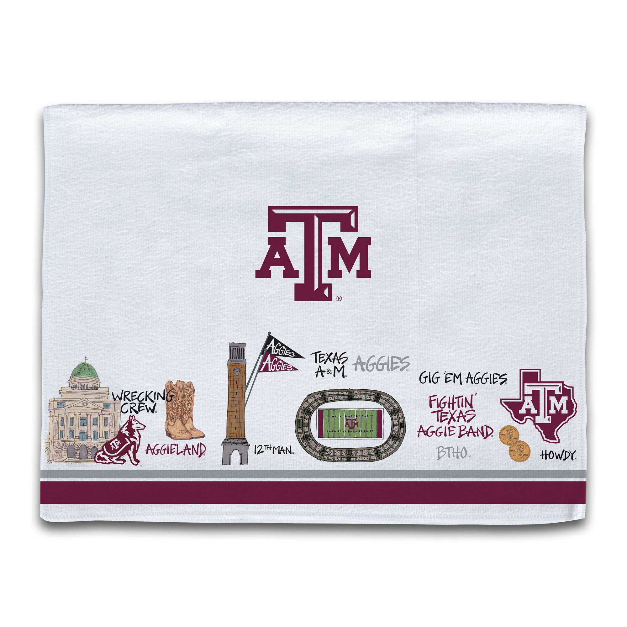 Texas A&M Aggies Icon Kitchen Towel