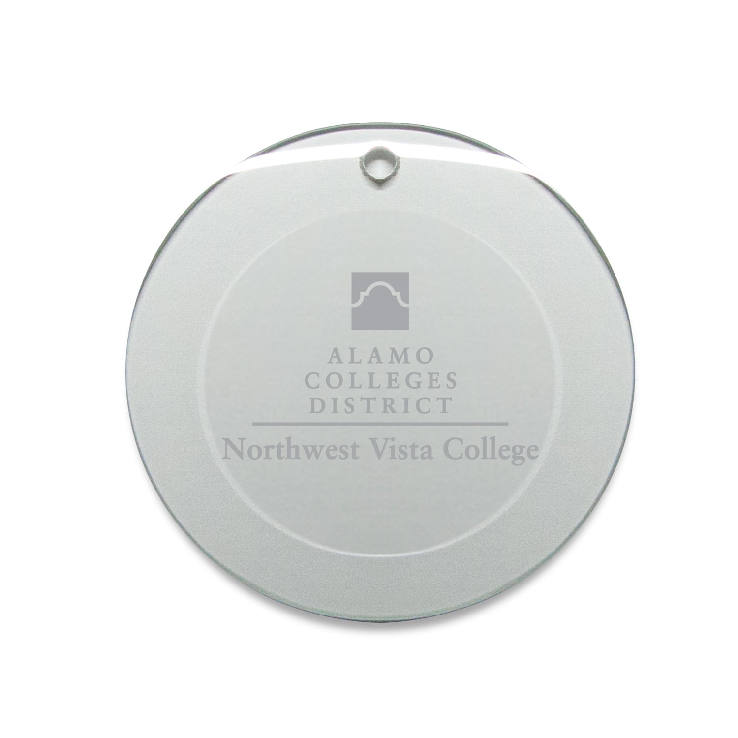 NVC Wildcats 3'' Round Glass Ornament