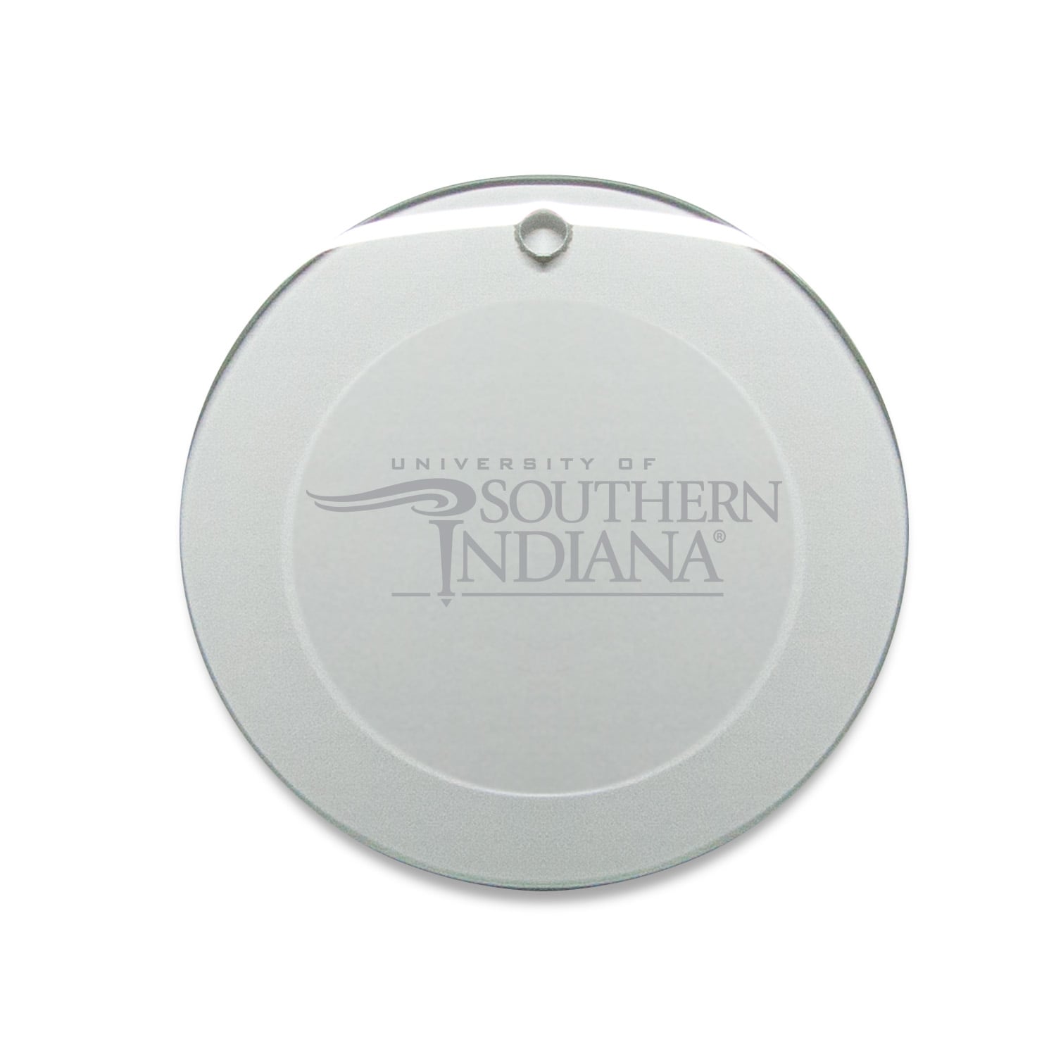 Southern Indiana Screaming Eagles 3'' Round Glass Ornament