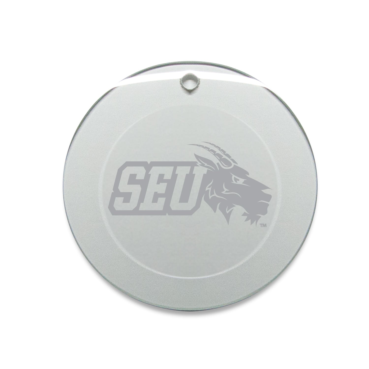 St. Edwards Hilltoppers 3'' Round Glass Ornament