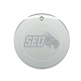 St. Edwards Hilltoppers 3'' Round Glass Ornament