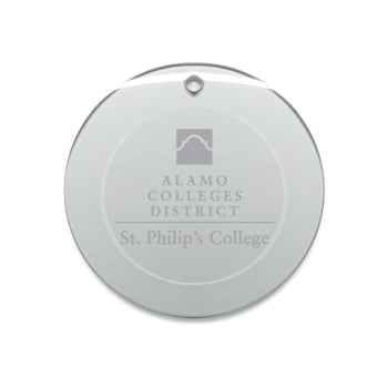 SPC Tigers 3'' Round Glass Ornament