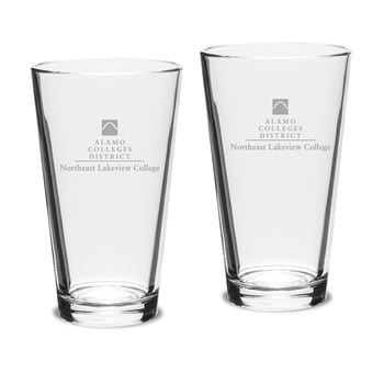 NLC Nighthawks Two-Piece 16oz. Classic Pub Glass Set