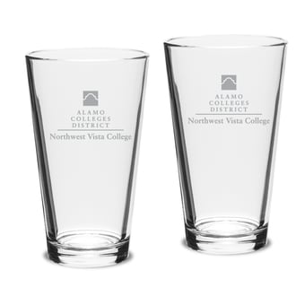 NVC Wildcats Two-Piece 16oz. Classic Pub Glass Set