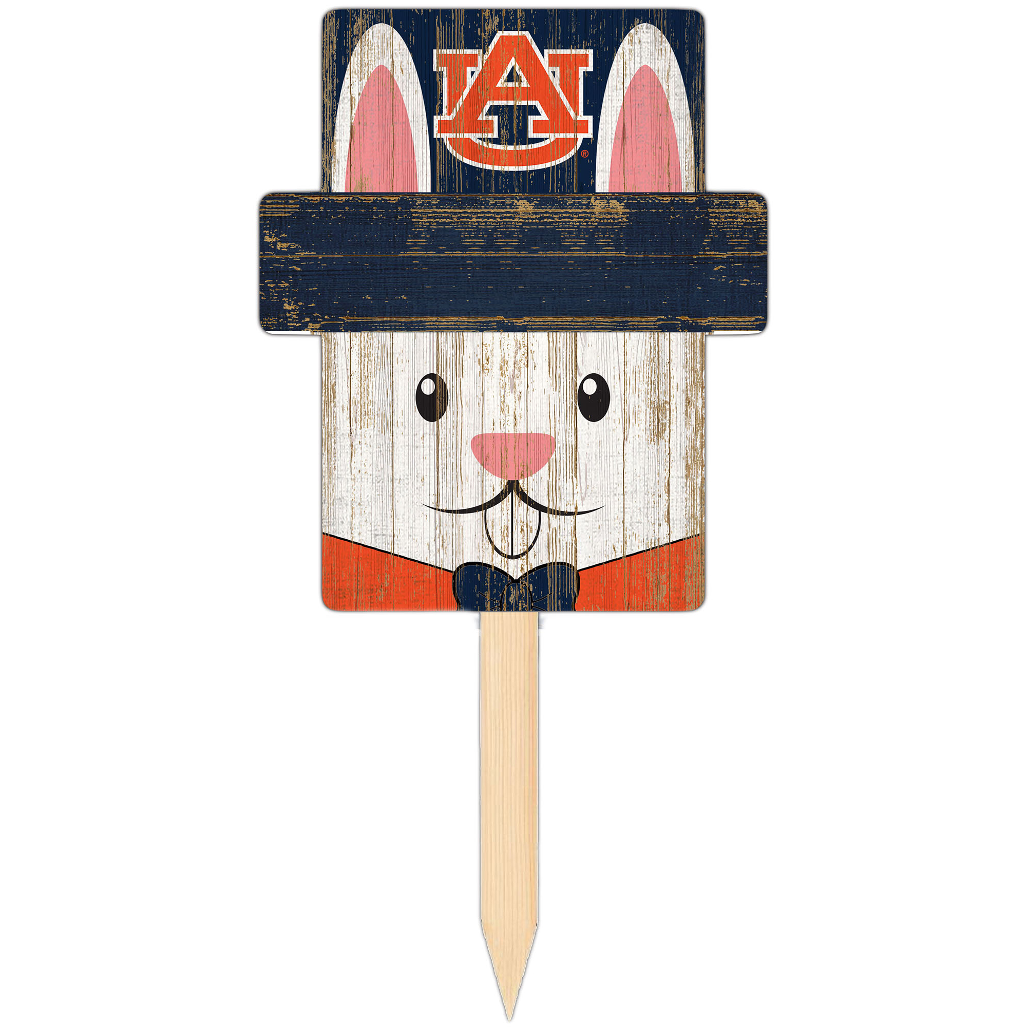 Auburn Tigers 16" x 19" Easter Bunny Yard Stake