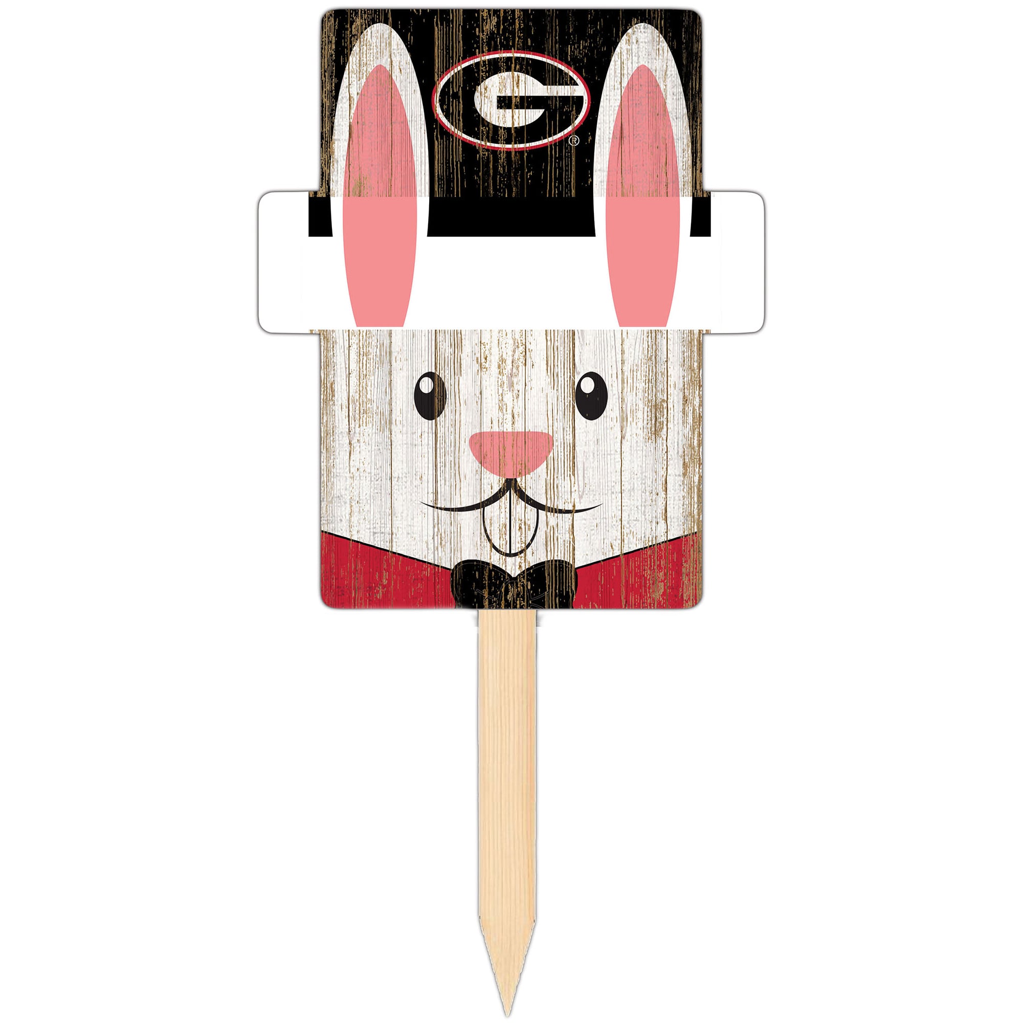 Georgia Bulldogs 16" x 19" Easter Bunny Yard Stake