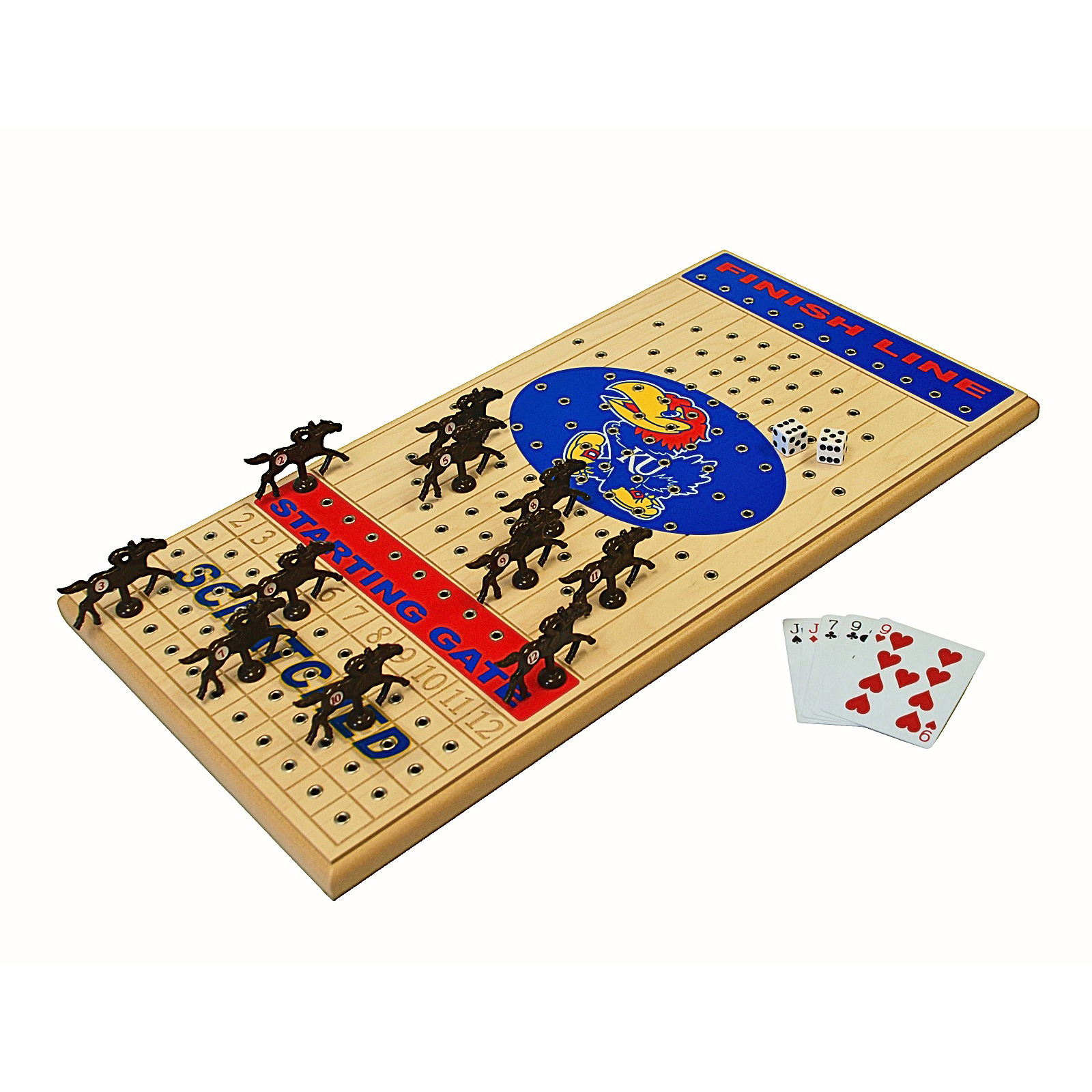 Kansas Jayhawks Maple Horseracing Gametop
