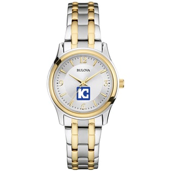 Women's Kaskaskia College Blue Devils Bulova Classic Two-Tone Round Watch
