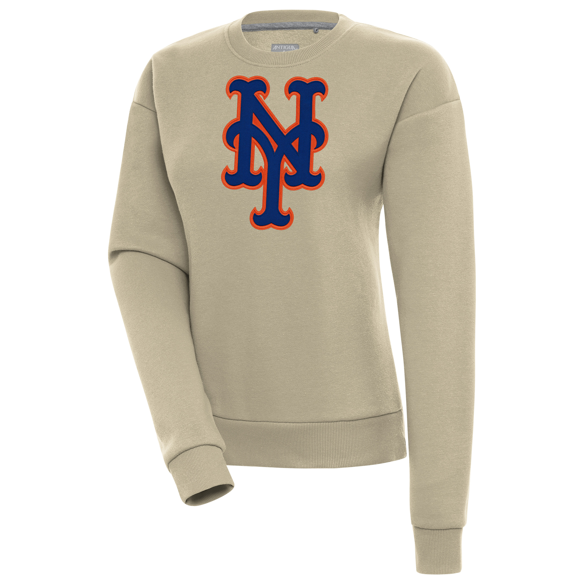 Women’s Antigua Khaki New York Mets Victory Pullover Sweatshirt Women’s Antigua Khaki New York Mets Victory Pullover Sweatshirt