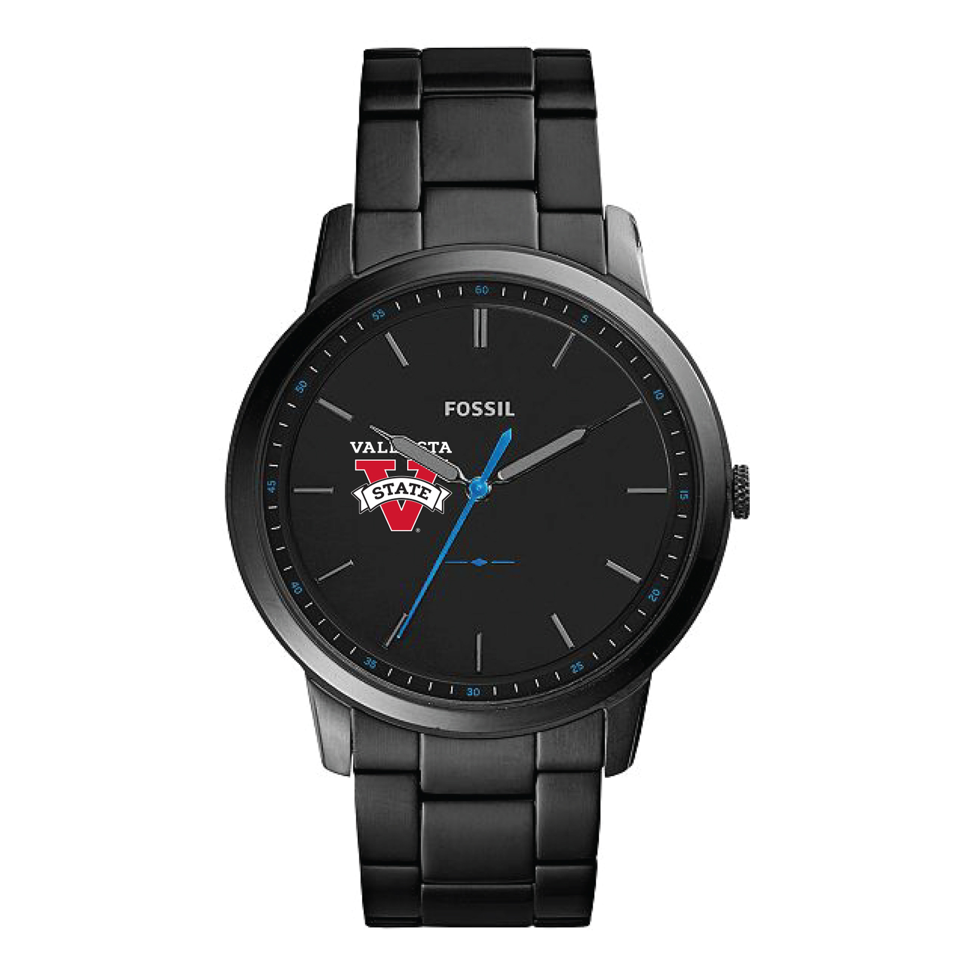 Men's Valdosta State Blazers Fossil Minimalist Slim Stainless Steel Watch