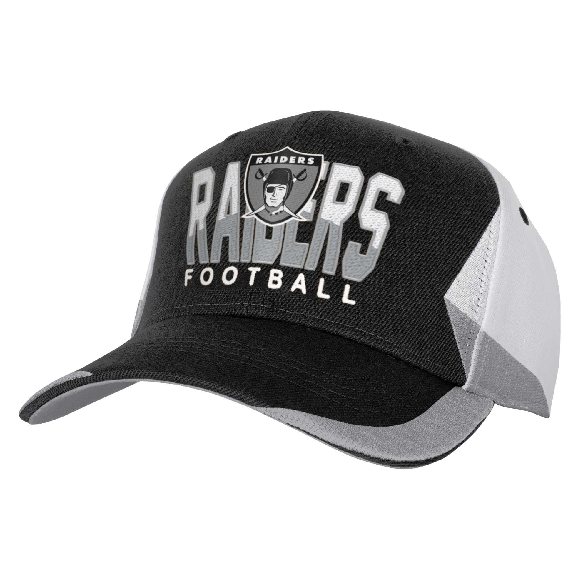 Youth Mitchell & Ness Black Las Vegas Raiders Retrodome Precurved Adjustable Hat