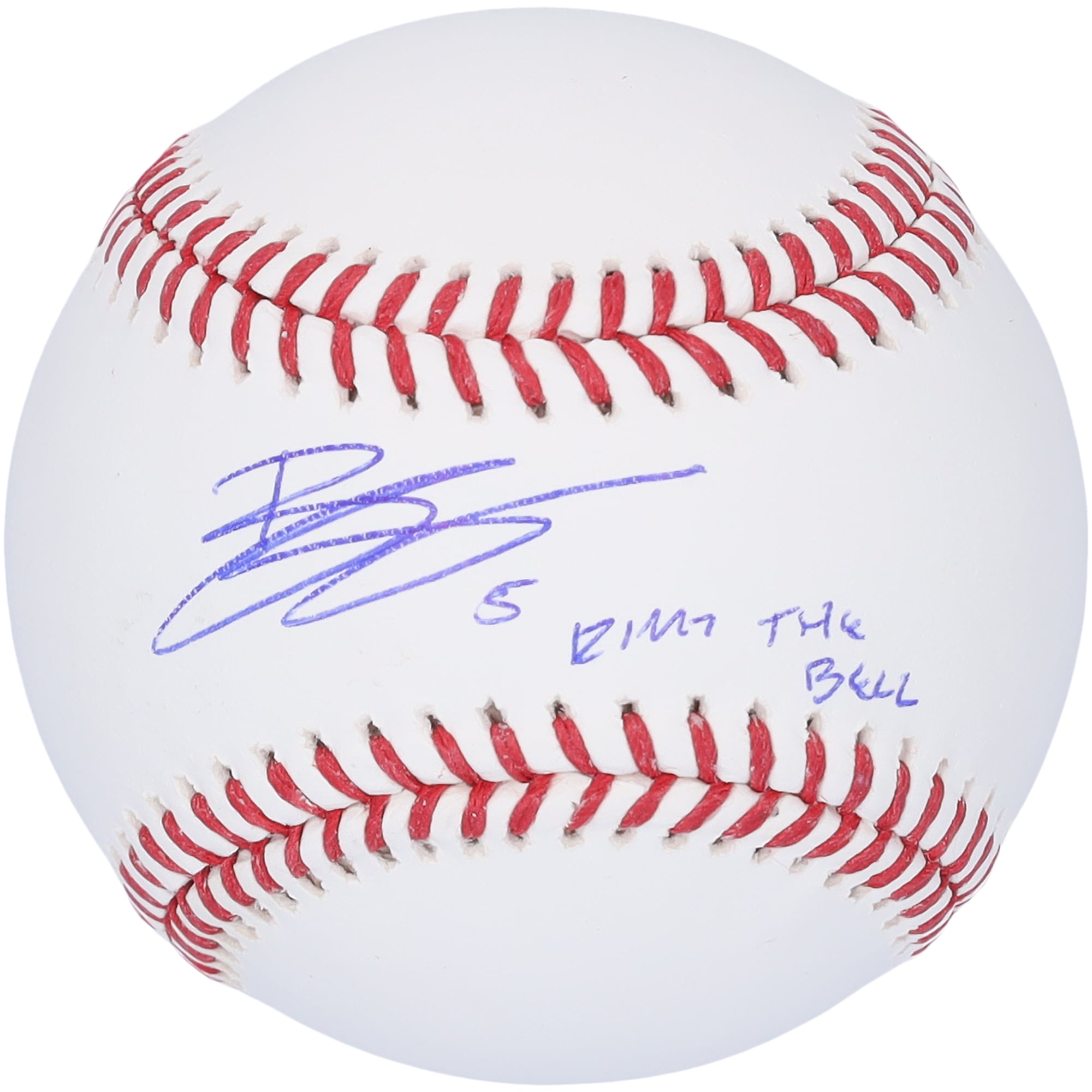 Bryson Stott Philadelphia Phillies Autographed Baseball with "Ring The Bell" Inscription