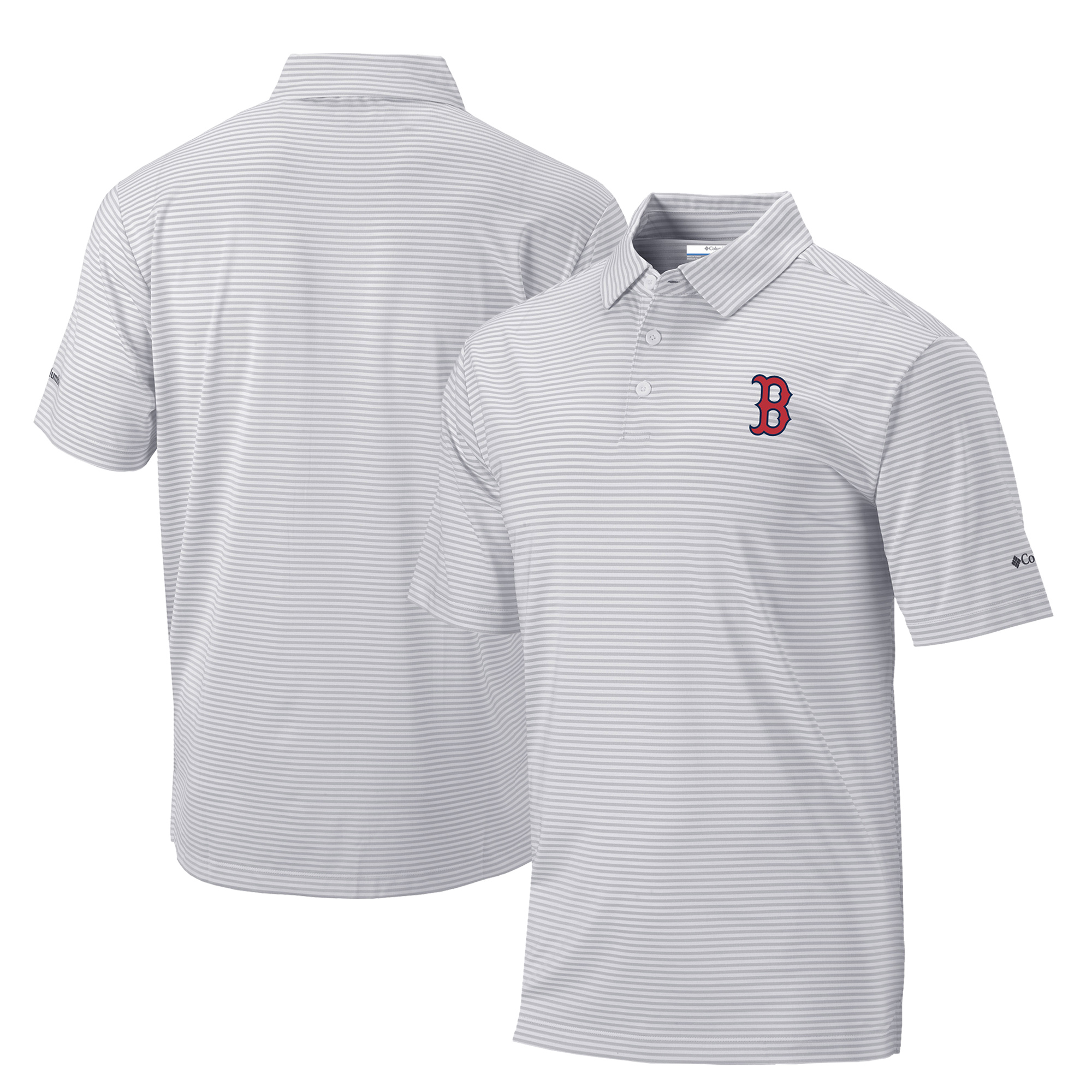 Men’s Columbia Gray Boston Red Sox Golf Club Invite Omni-Wick Polo Men’s Columbia Gray Boston Red Sox Golf Club Invite Omni-Wick Polo