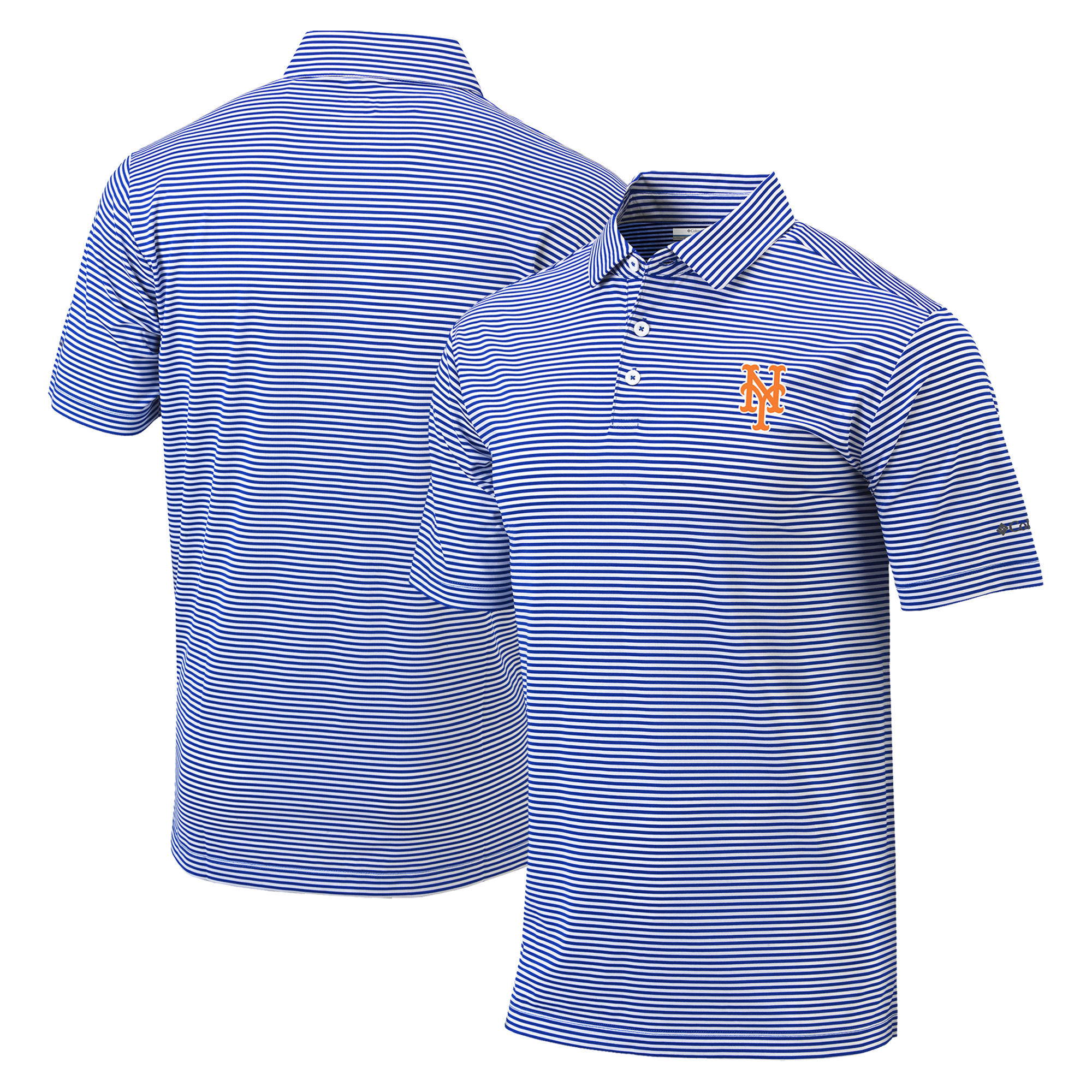 Men’s Columbia Royal New York Mets Golf Club Invite Omni-Wick Polo Men’s Columbia Royal New York Mets Golf Club Invite Omni-Wick Polo